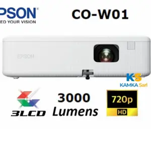 Epson CO-W01 Vidéoprojecteur 3LCD WXGA 3000 Lumens HDMI USB Haut-parleur intégré (V11HA86040)