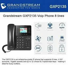 Téléphone IP Grandstream GXP2135 VOIP POE – Image 3