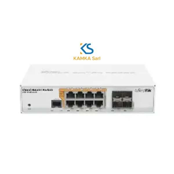 Commutateur réseau Mikrotik Gigabit Ethernet (CRS112-8P-4S-IN)