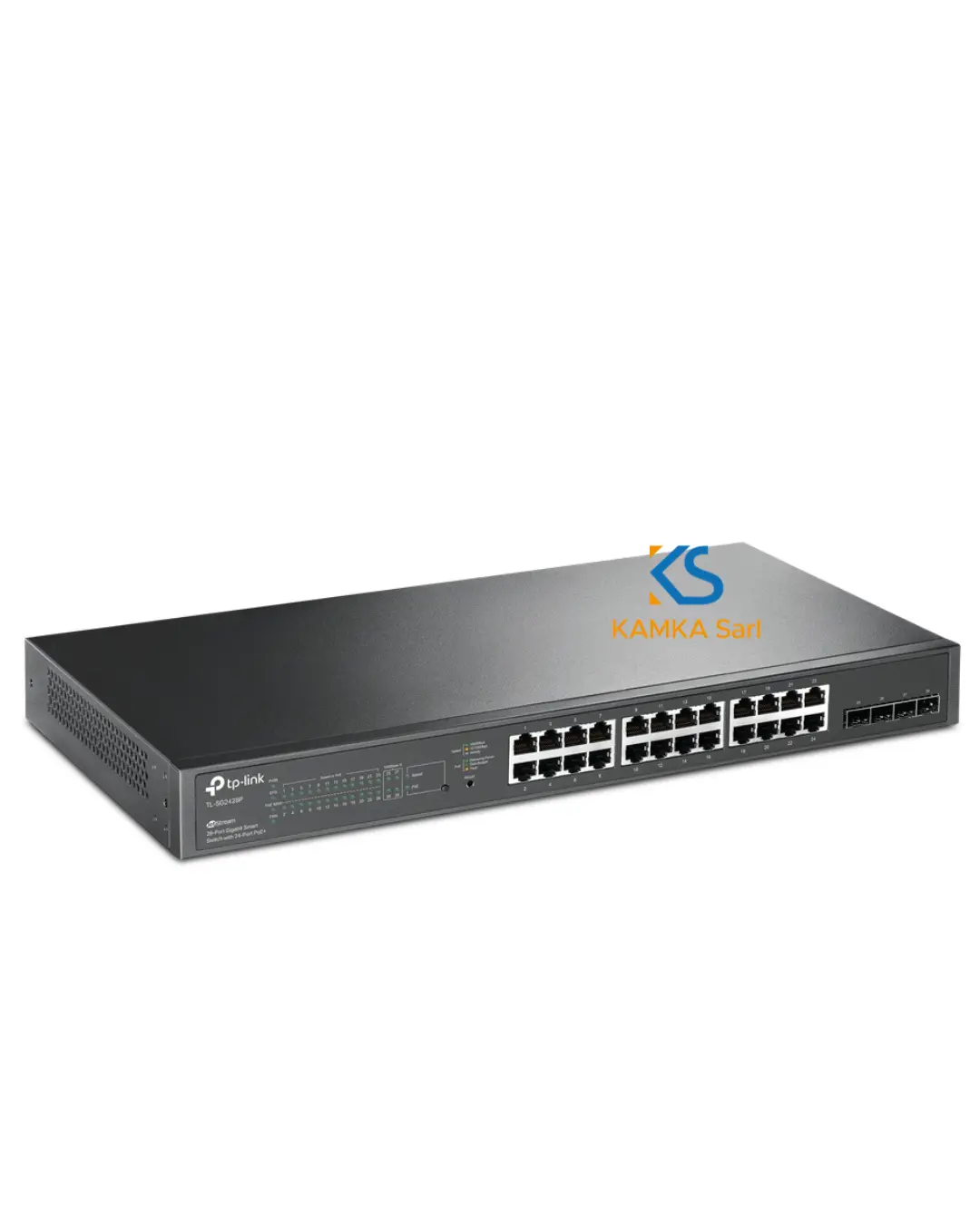 Switch-TP-Link-TL-SG2428P.webp Smart Switch tplink Gigabit 28 Ports Avec 24 Ports Poe+ Omada SG2428P – Image 1