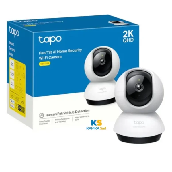 Caméra de vidéosurveillance IP WiFi Tapo C220 4MP 2K